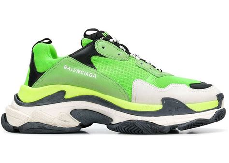 balenciaga triple s lime green sale.